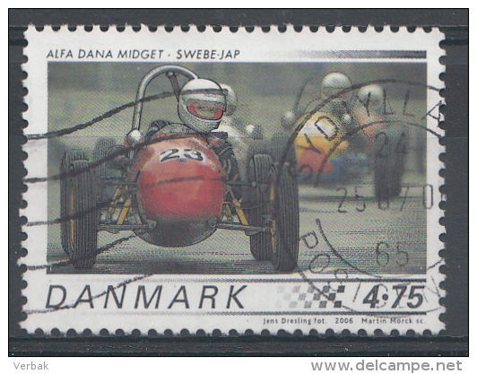 Danemark Mi.nr.: 1433 Klassische Rennwagen 2006 Oblitérés / Used / Gestempeld - Oblitérés