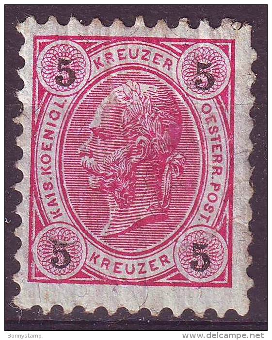 Austria, 1890/96 - 5kr - Nr.54 MNH** Con Pieghe - Unused Stamps