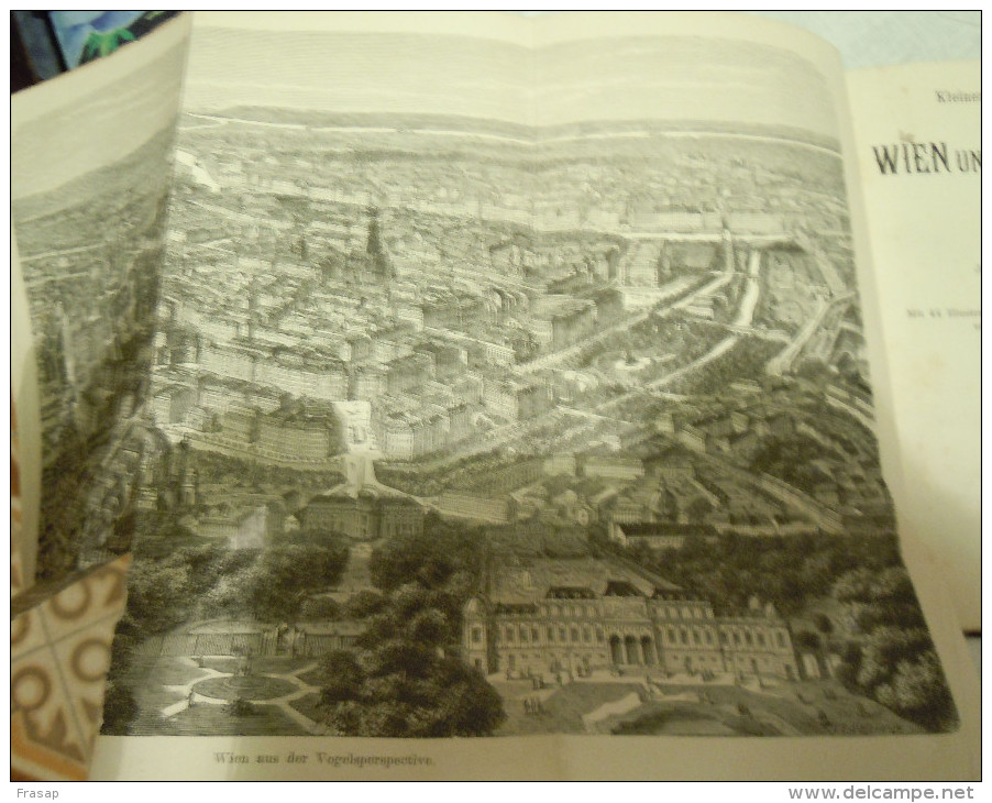 Führer Durch Wien Und Umgebung. Praktisches Handbuch Für Reisende Und Einheimisc  1901 R - Topographische Karten