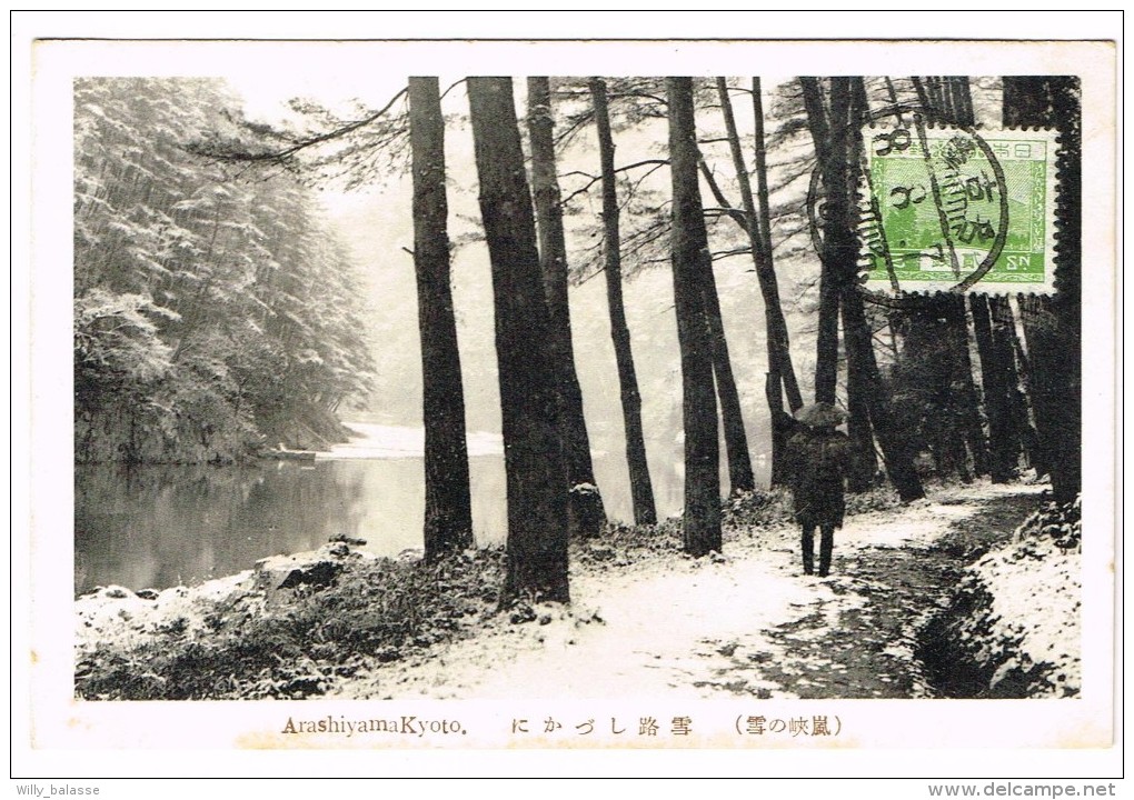 Japon - Stamp On Front "Arashiyama Kyoto" - Kyoto