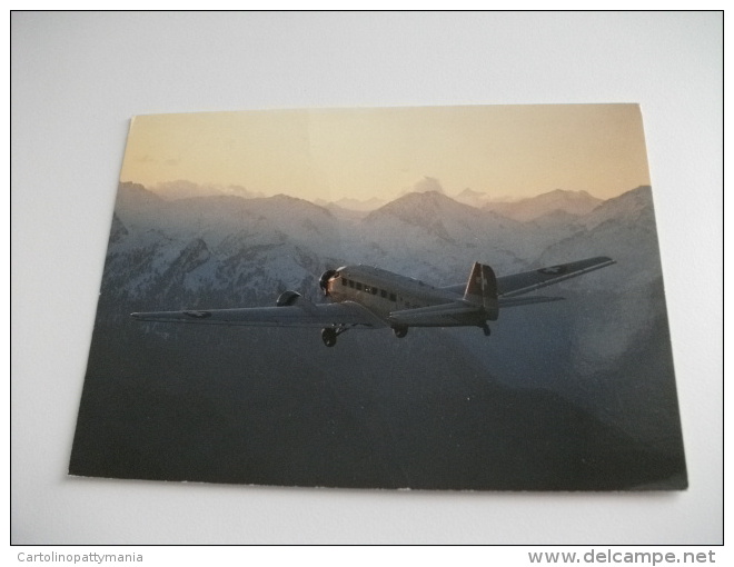 Aereo In Volo Bimotore Junkers Ju 52 3 Mg 4 E Fliegermuseum Postfach 8600 Dubendorf - 1946-....: Moderne