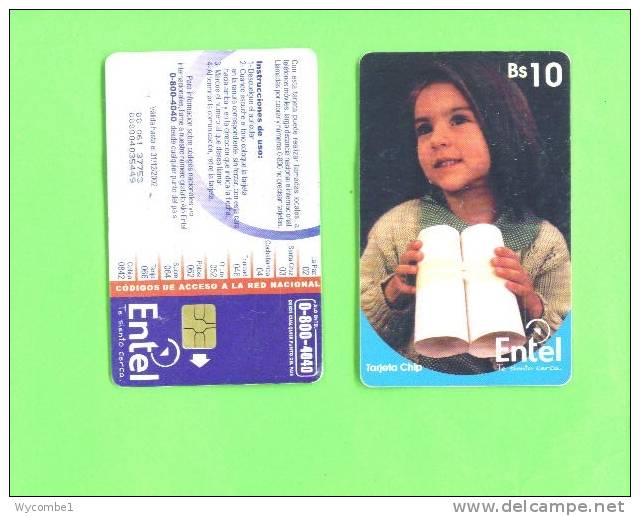 BOLIVIA - Chip Phonecard/Girl With Diploma - Bolivië