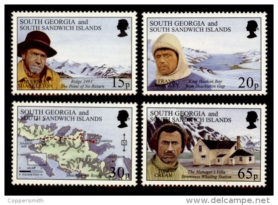 (151) Falkland Isl. / South Georgia  Sheckleton Expedition  **  / Mnh  Michel 249-52 - Südgeorgien