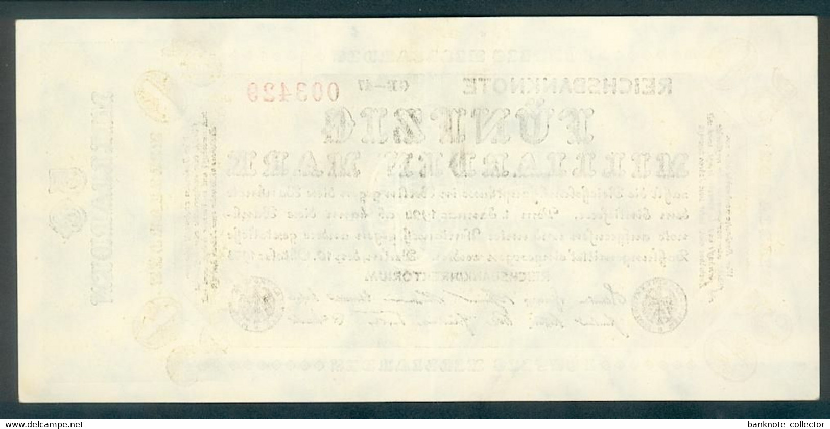 Deutschland, Germany - 50 Mrd. Mark, Reichsbanknote, Ro. 117 B,  ( Serie GE ) 1923 ! - 50 Miljard Mark