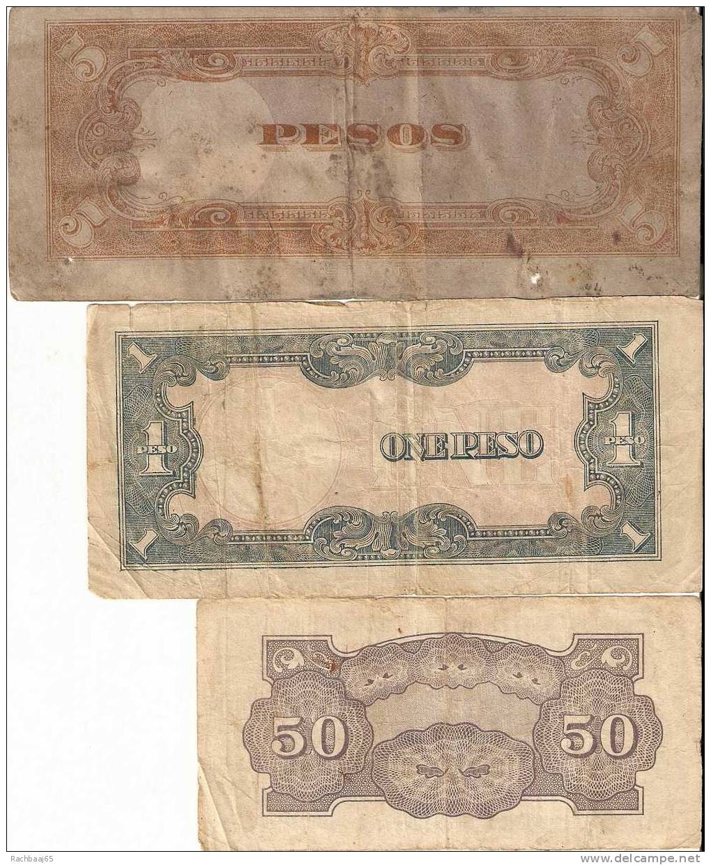 JAPANESE GOVERNMENT Lot De 3 Billet Voire Scane - Afghanistan