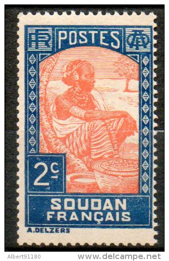 CONGO  2c  Bleu Orange 1931-38 N°61 - Neufs