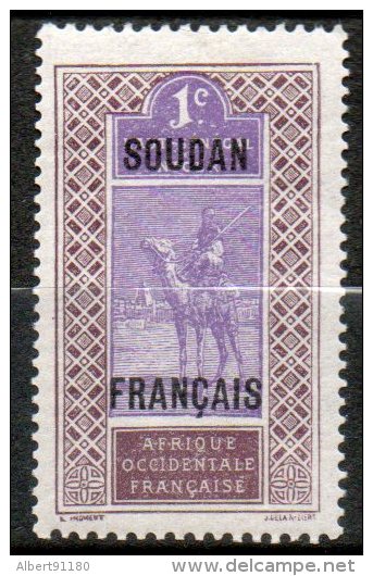 CONGO  1c Brun Lilas Violet  1921 N°20 - Nuevos