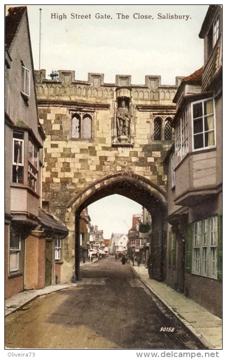 SALISBURY. High Street, The Close - 2 Scans - Salisbury