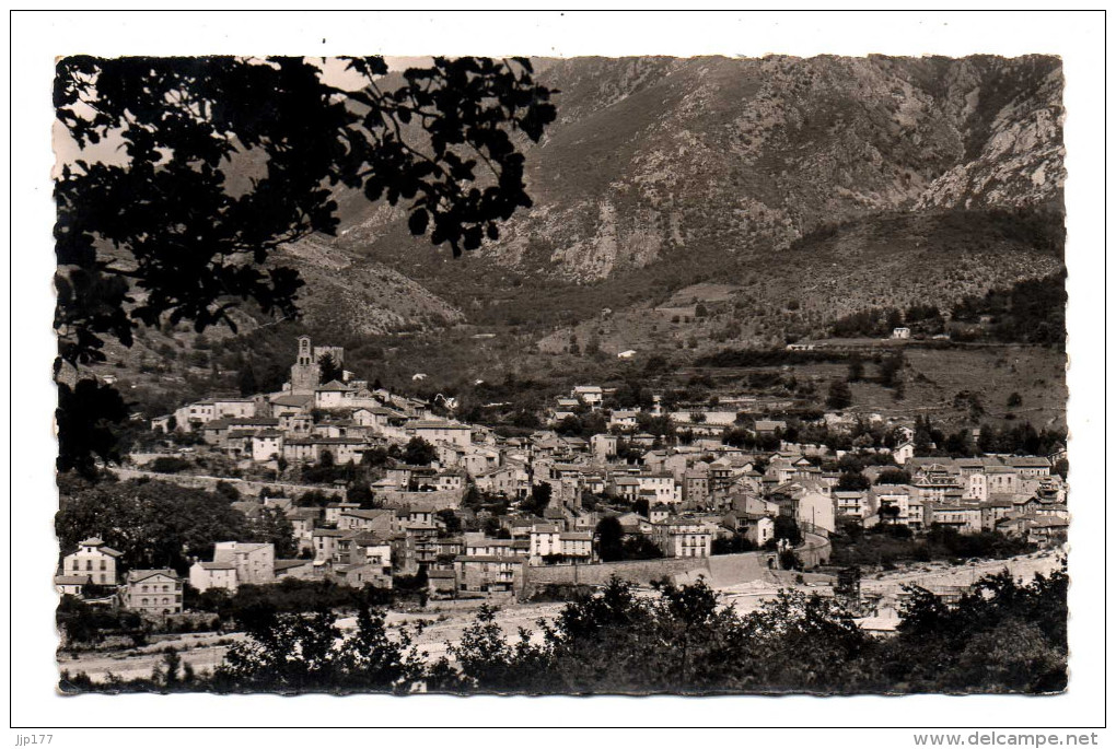 Vernet Les Bains Vue Generale Sur La Ville Debut Des Années 50 Canton Prades - Prades