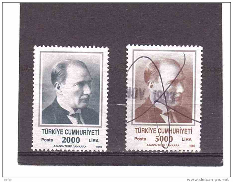 26210 2611  OBL  Y&amp;T  (Atatürk) *TURQUIE*  13/07 - Used Stamps