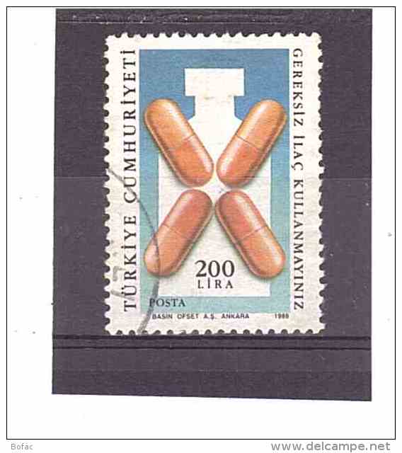 2560 OBL  Y&amp;T  (la Santé) *TURQUIE*  13/07 - Used Stamps