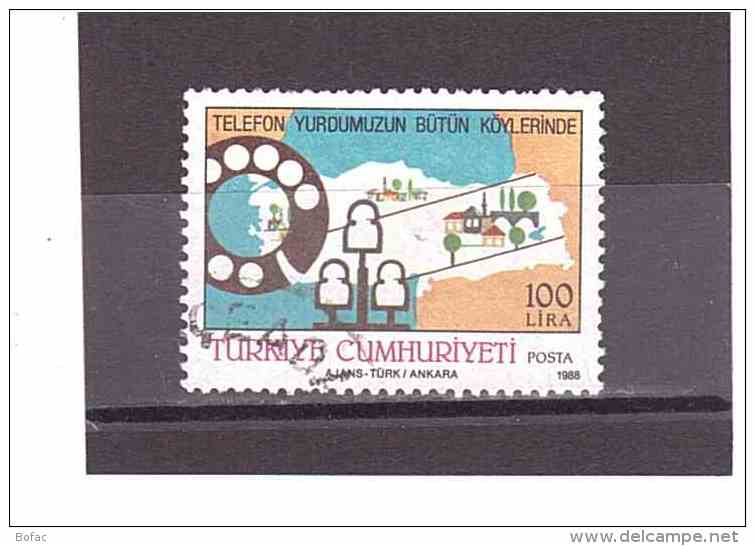 2572 OBL  Y&amp;T  (Téléphone) *TURQUIE*  13/07 - Used Stamps