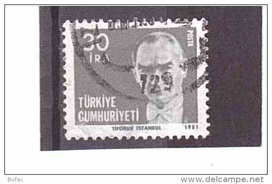 2331   OBL Y&amp;T  (Atatürk) *TURQUIE*  13/07 - Used Stamps