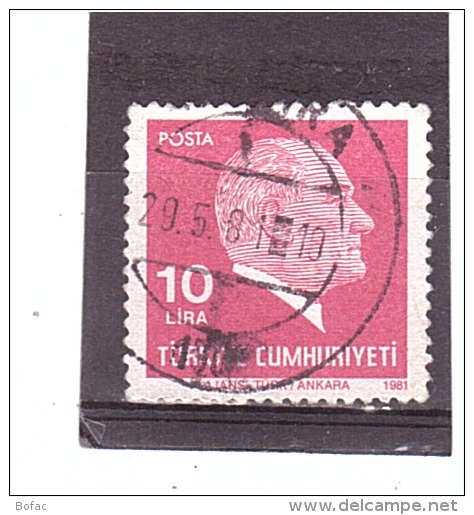 2310   OBL Y&amp;T  (Atatürk) *TURQUIE*  13/07 - Used Stamps