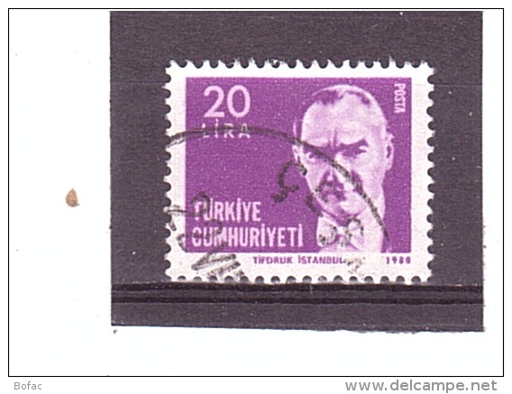 2303   OBL Y&amp;T  (Atatürk) *TURQUIE*  13/07 - Used Stamps