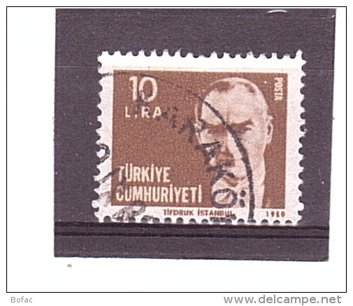 2302   OBL Y&amp;T  (Atatürk) *TURQUIE*  13/07 - Used Stamps