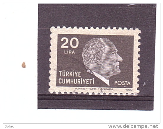 2278   OBL Y&amp;T  (Atatürk) *TURQUIE*  13/07 - Used Stamps