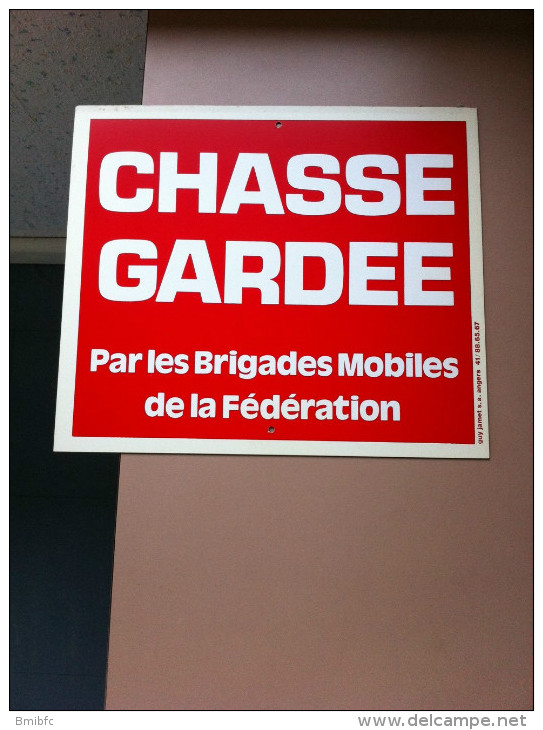 Chasse Gardée Par Les Brigades Mobiles De La Fédération - Autres & Non Classés