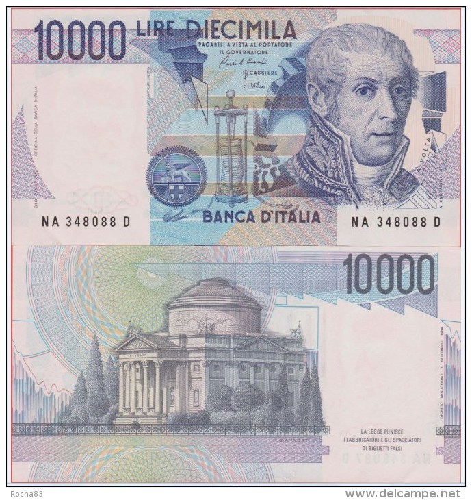 ITALIE - 10.000 Lires  Du 03 09 1984 - Pick 112 B  NEUF - 10000 Lire