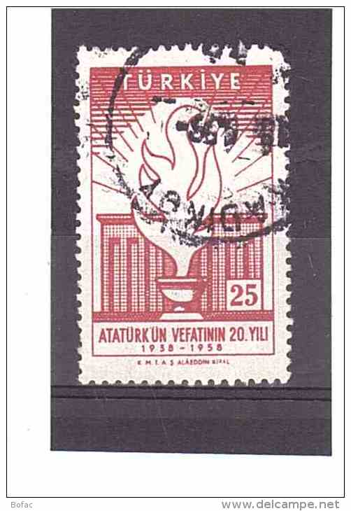 1414   OBL  Y&amp;T  (Mausolée D'Atatürk)  *TURQUIE*  13/04 - Oblitérés