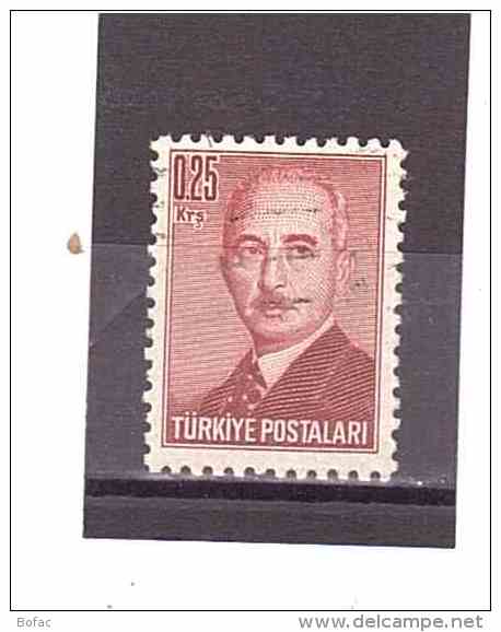 1060   OBL   Y&amp;T  (Atatürk) *TURQUIE*  13/03 - Used Stamps