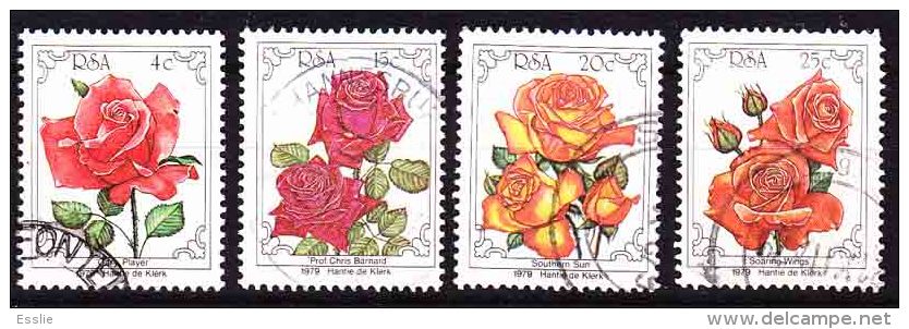 South Africa - 1979 - Roses - Complete Set - Oblitérés