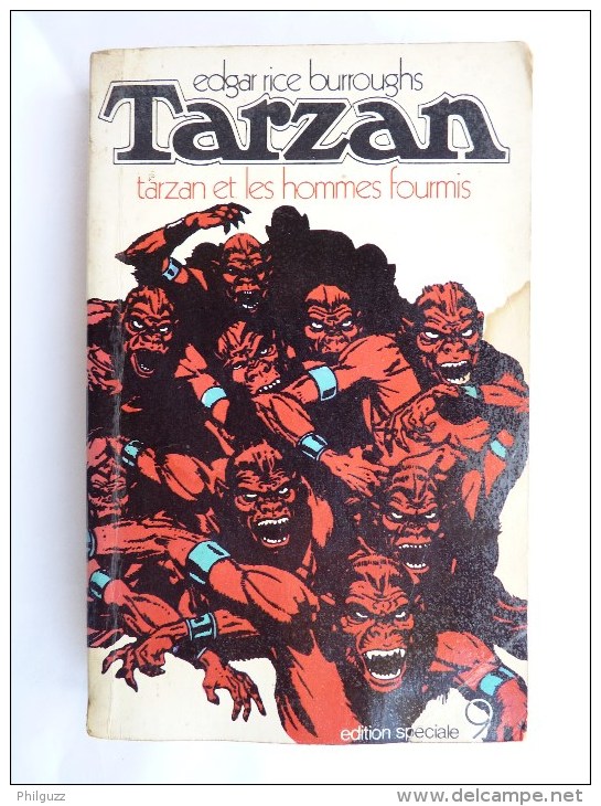 LIVRE SF Edgar Rice BURROUGHS : TARZAN 9 Tarzan Et Les Hommes Fourmis Lattes / DENOËL édition S - Lattes