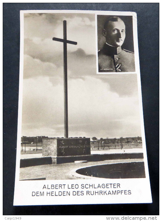 Albert Leo Schlageter, Dem Helden Des Ruhrkampfes, Denkmal In Der Golzheimer Heide Bei Düsseldorf - Sonstige & Ohne Zuordnung