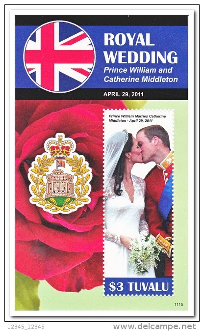 Tuvalu 2011 Postfris MNH, Royal Wedding - Tuvalu