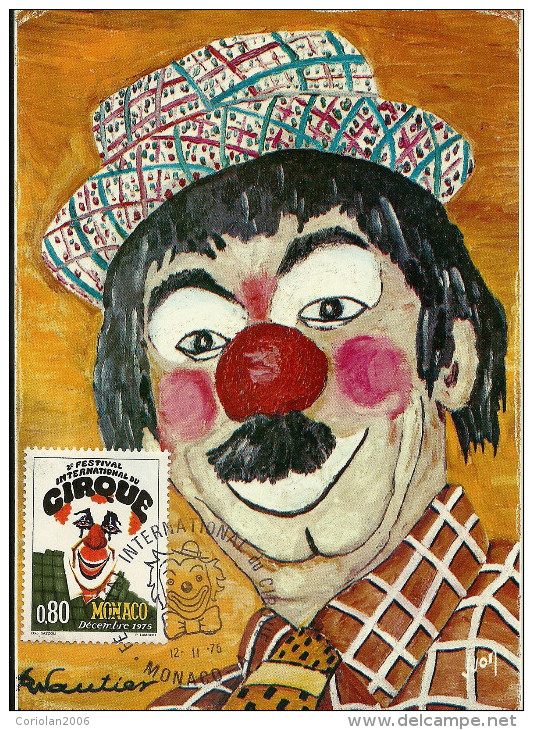 Monaco / Maxi Card / Cirque - Clowns - Circo