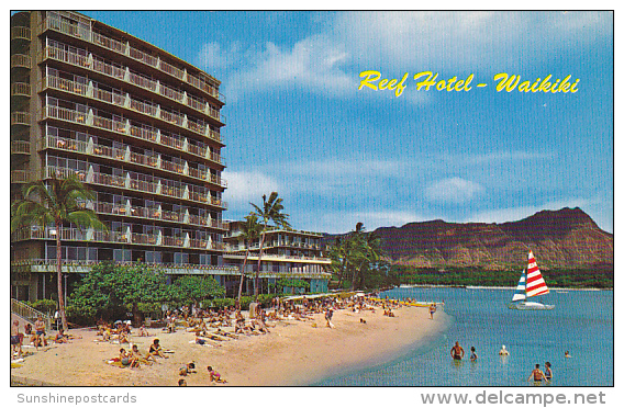 Reef Hotel And Diamond Head Waikiki Beach Hawaii - Honolulu