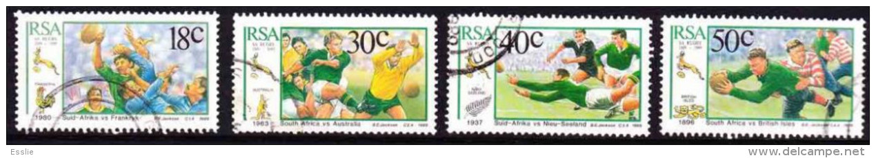 South Africa - 1989 - Sports - Centenary Of The South African Rugby Board - Complete Set - Rugby