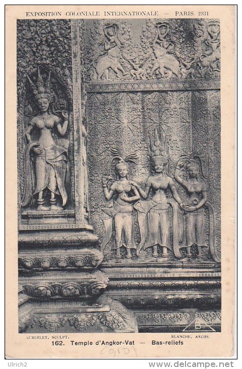 CPA Temple D'Angkor-Vat - Bas Reliefs - 1934 (2465) - Cambodia