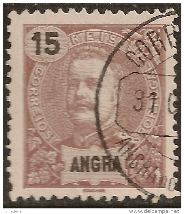 Angra – 1897 King Carlos 15 Réis - Angra