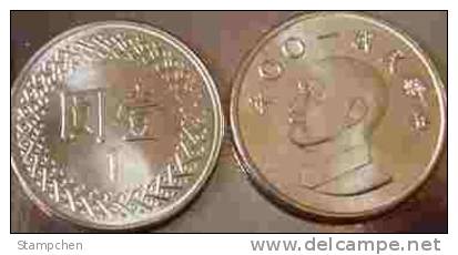 2011 Taiwan NT$1.00 Chiang Kai-shek CKS - Taiwán