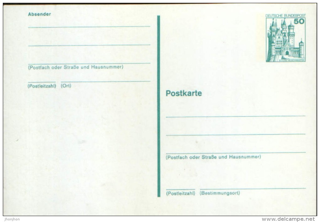 Deutschland/Germany- Postal Stationery Postcard 1977,unused - P122 - Postcards - Mint