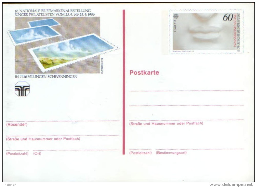 Deutschland/Germany- Postal Stationery Postcard 1986,unused - PSo13 - Postkarten - Ungebraucht