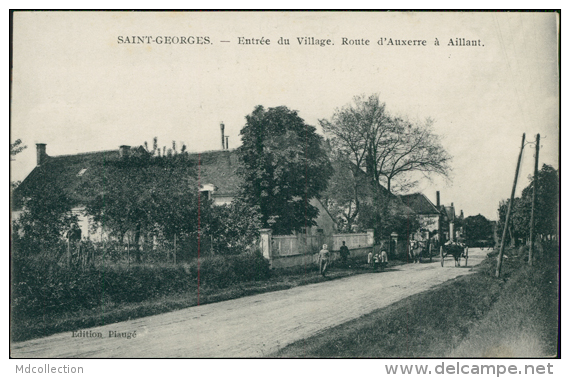 89 SAINT GEORGES SUR BAULCHE /  Saint-Georges, Entrée Du Village, Route D'Auxerre à Aillant / - Saint Georges Sur Baulche