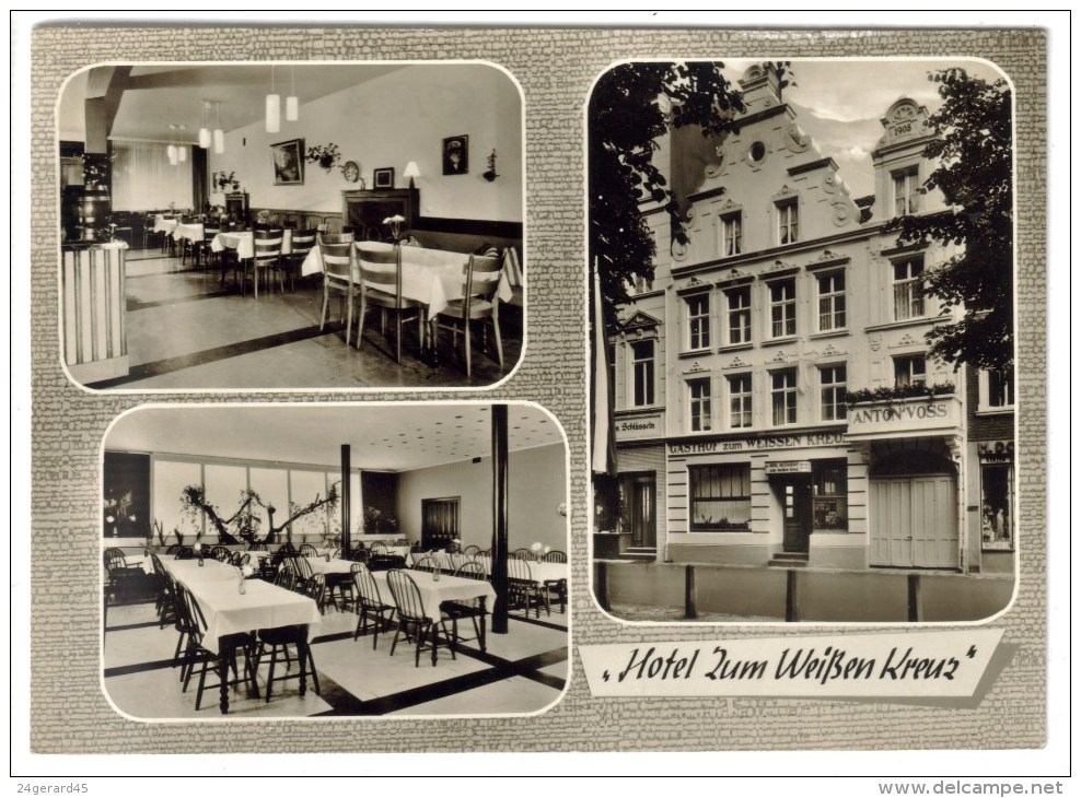 CPSM KEVELAER (Allemagne-Rhénanie Du Nord Westphalie) - Hotel Zum Weissen Kreuz Jos. VOSS 3 Vues - Kevelaer