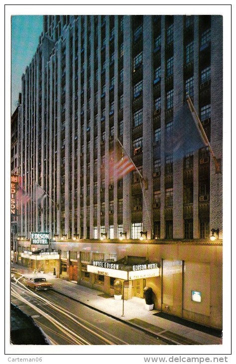 Etats Unis - New York's Friendliest - Hotel Edison - 46th To 17th Street - Just West Of Broadway - Broadway