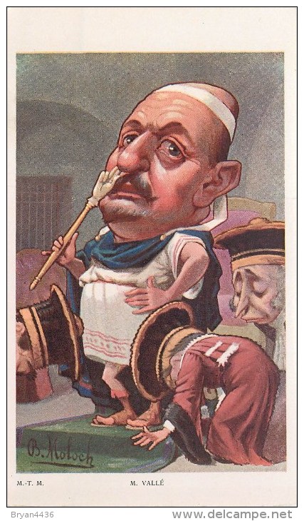 Moloch  - Illustrateur - ** M. Vallé ** - Carricature Satirique Politique  - CPA En Très Bel Etat - Voir 2 Scans. - Moloch