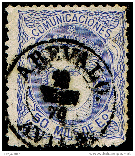AVILA - EDI O 107 - MAT. FECH. T. II \"AREVALO\ - Used Stamps