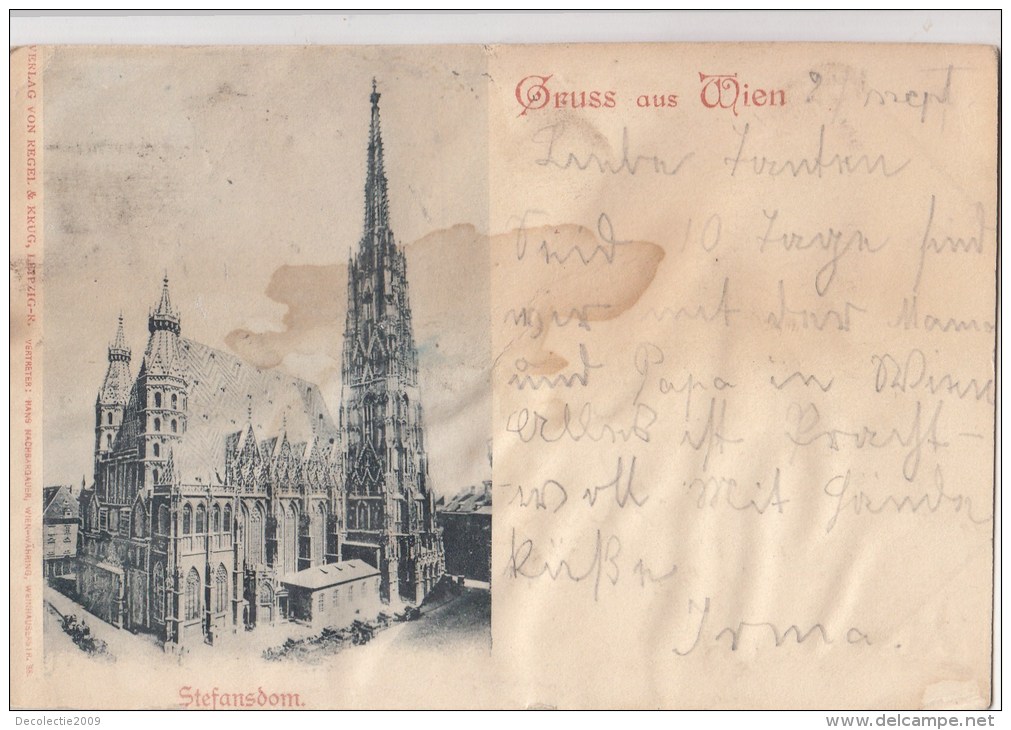 B79469 Wien Stefansdom   Austria   Front/back Image - Churches