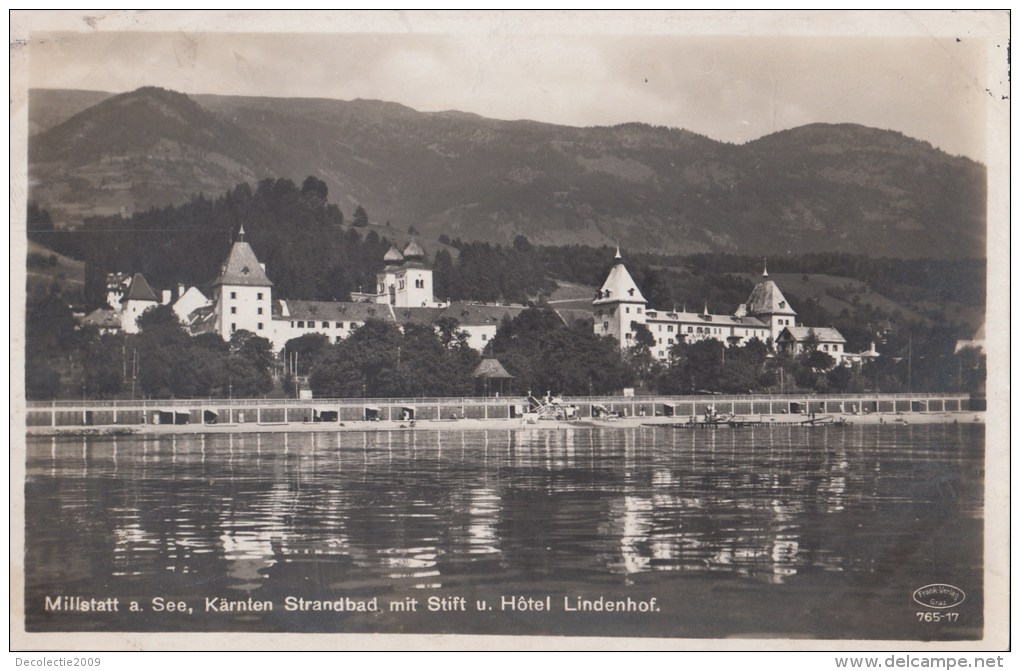 B79481 Millstatt A See Karnten Strandbad Mit Stift U H Austria  Front/back Image - Millstatt