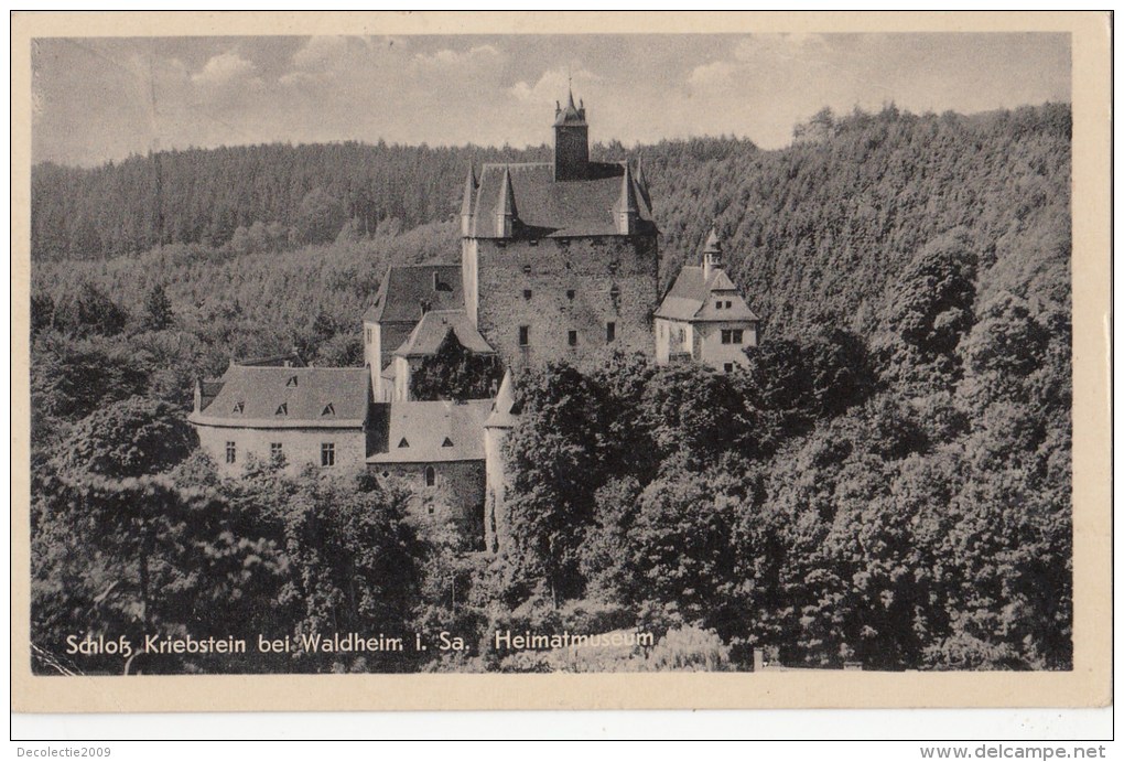 B79541 Schloss Kriebstein Bei Waldheim I Sa  Germany Front/back Image - Waldheim