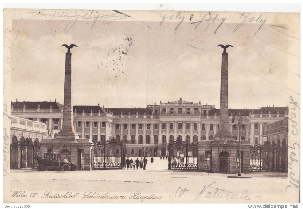 B79588 Lustschloss Schonbrunn Hauptplatz   Wien  Austria  Front/back Image - Schloss Schönbrunn