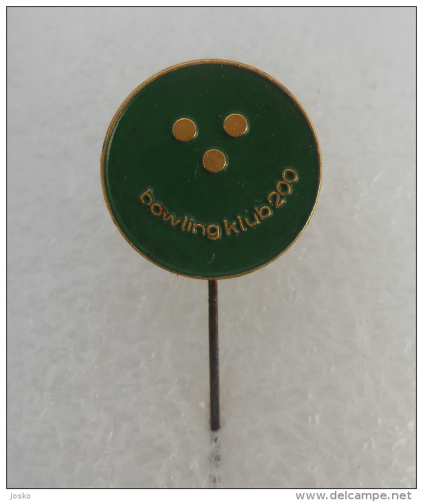 BOWLING CLUB 200 ( Ex Bowling Club Olympia ) - Slovenian Old Pin * Bolos Boliche Badge Anstecknadel Distintivo - Bowling