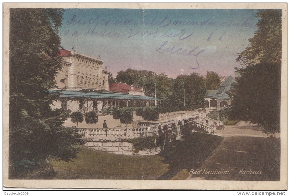 B80107 Bad Nauheim Kurhaus Germany  Front/back Image - Bad Nauheim