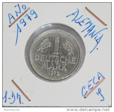 ALEMANIA 1.00 DM AÑO 1979-CECA ( J ) MONEDA CIRCULADA - CONSERVACIÓN ( MBC ) - 1 Mark