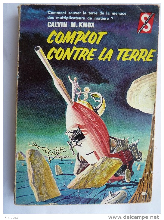 LIVRE SF DITIS N° 165 Calvin M. KNOX - COMPLOT CONTRE LA TERRE 1960 (2) - Ditis